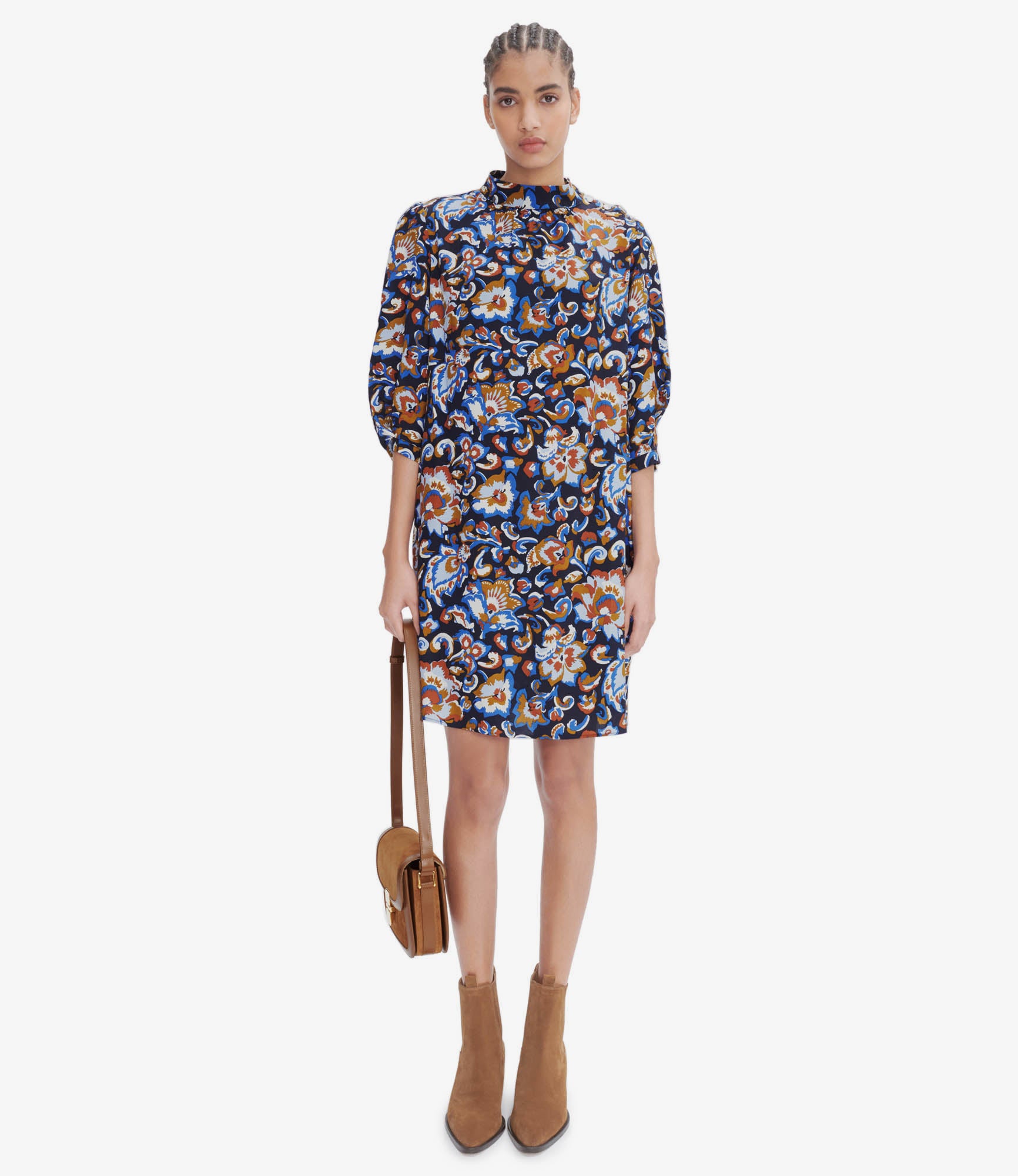 Anastasia dress | Javanese viscose with floral print