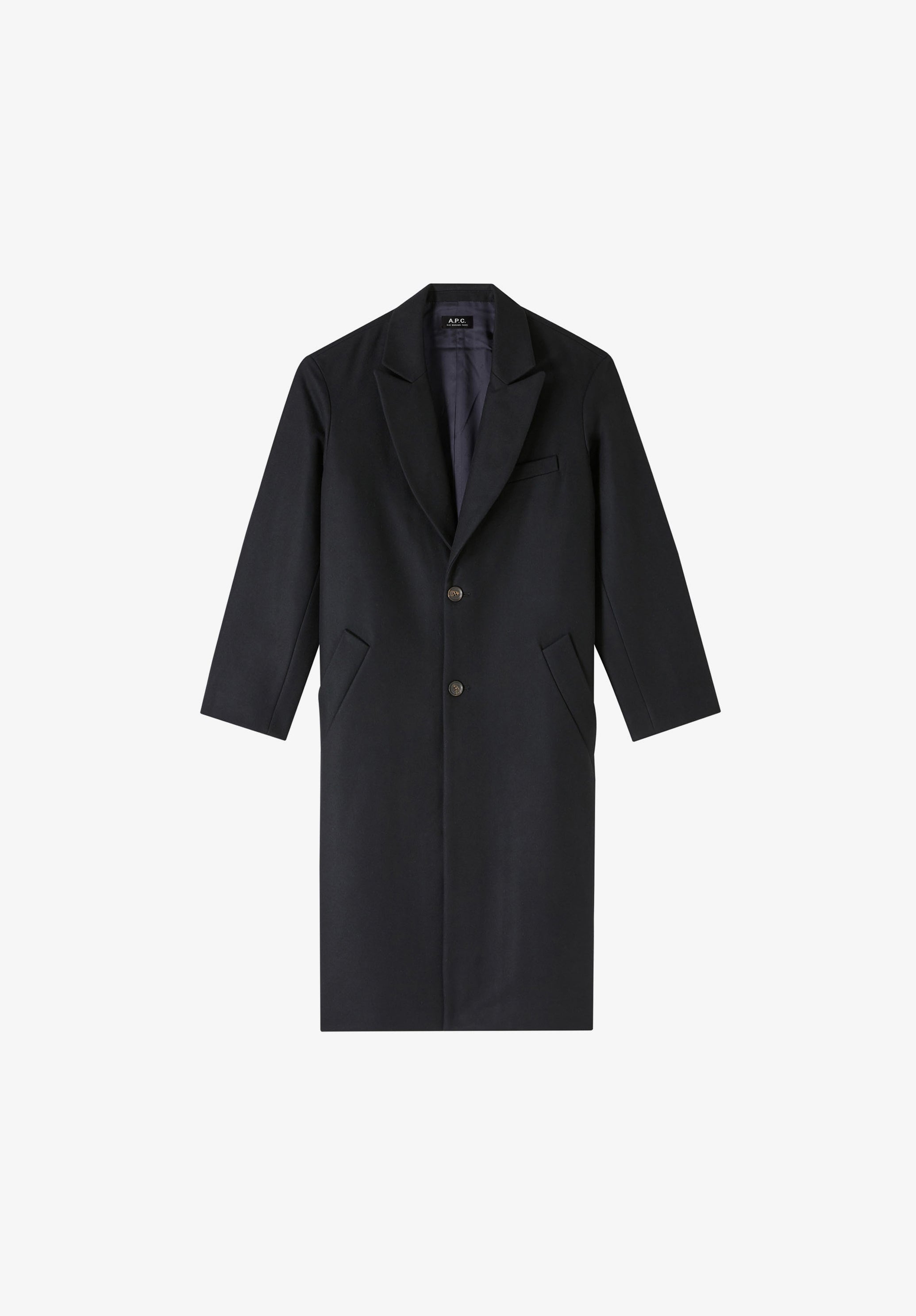 Charles coat | Thin wool-cashmere blend | A.P.C. Ready-to-Wear