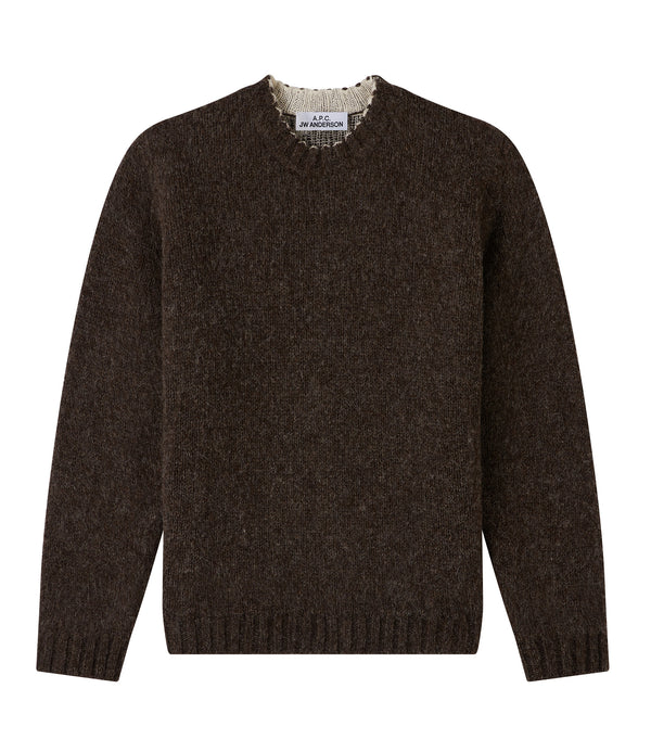 Ange sweater - CAE - Dark chestnut brown