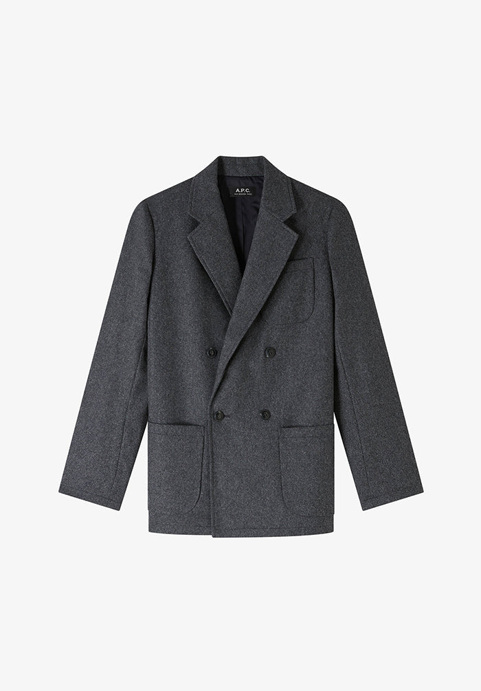 Hazel jacket | Recycled wool flannel | A.P.C. Ready-to-Wear
