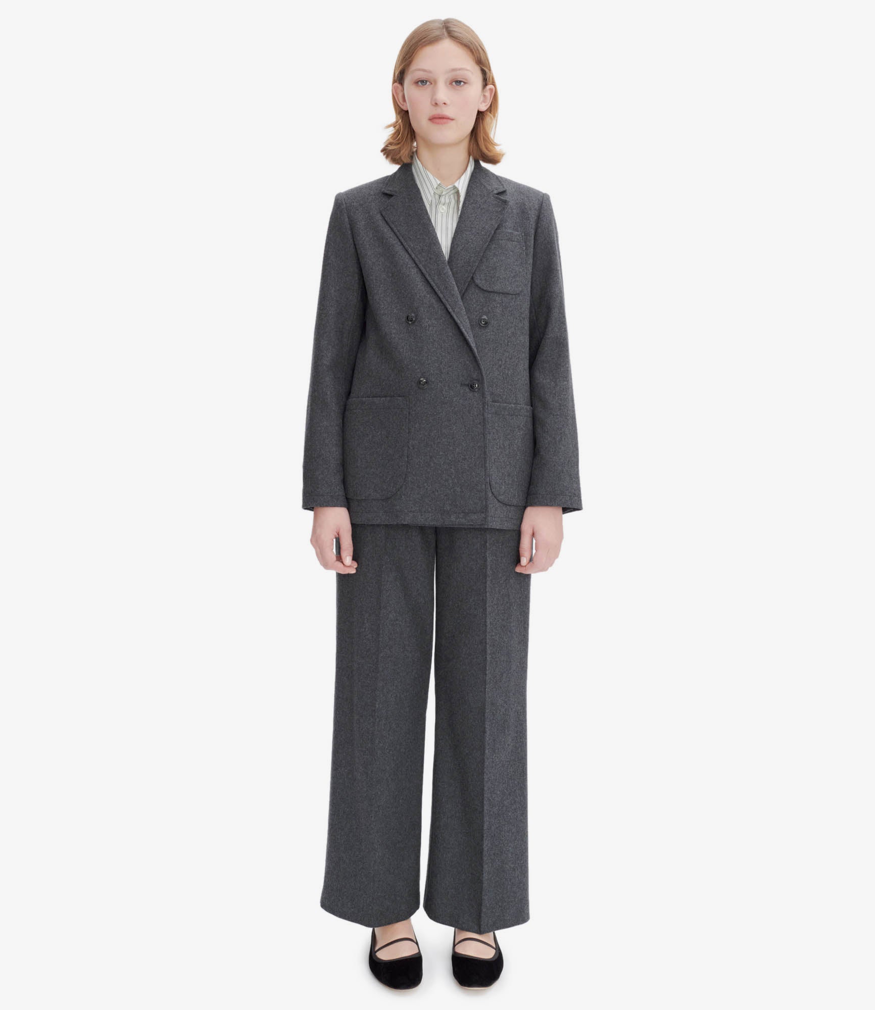 Hazel jacket | Recycled wool flannel | A.P.C. Ready-to-Wear