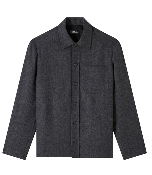 ジャケット・アウター WOOL CARAMEL PIQUET Set Up Frame Textured Wool Zip-Up Shirt Jacket | Saks Fifth Avenue