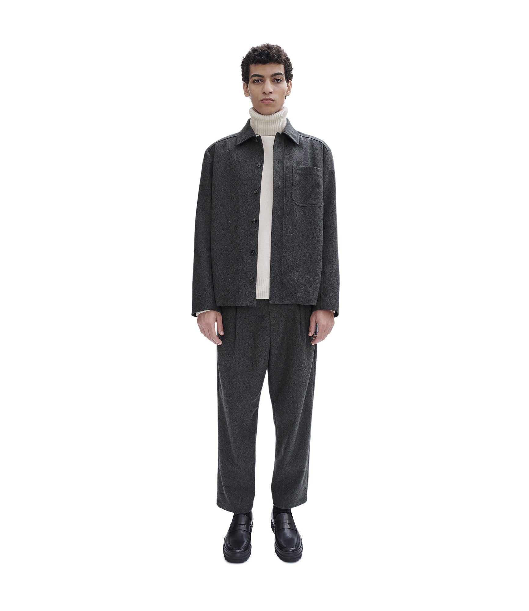 Jasper jacket | Recycled wool flannel | A.P.C. Ready to Wear