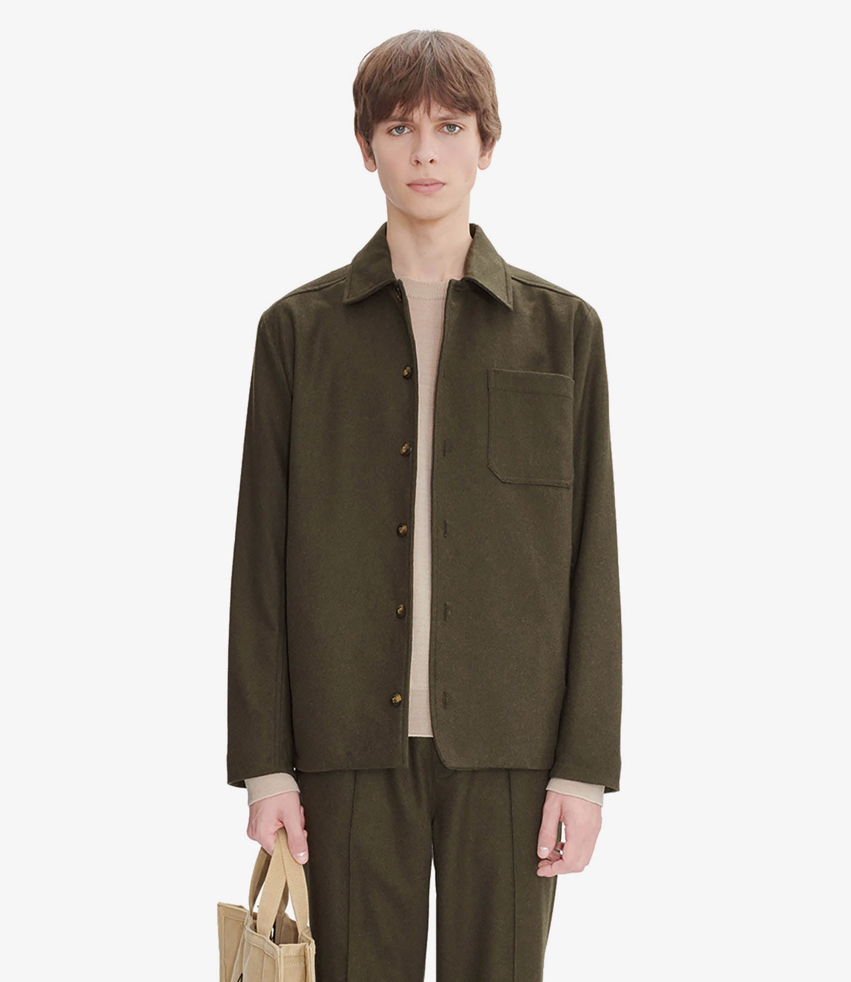 Jamie jacket | Recycled wool flannel | A.P.C. Ready-to-Wear