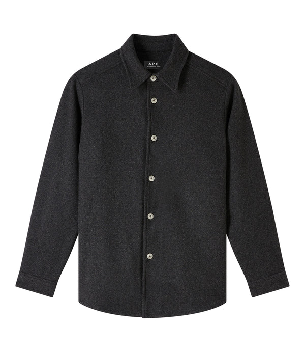 Tilda overshirt - LAD - Charcoal gray