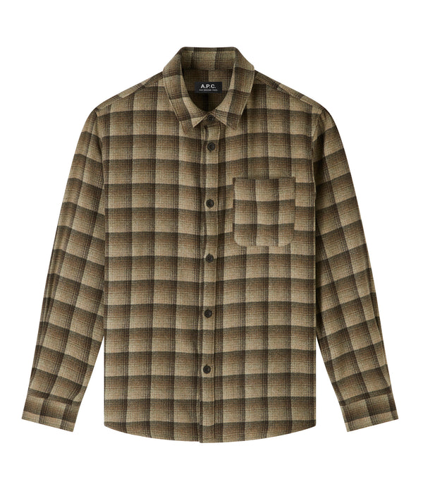 Trek overshirt - BAC - Dark beige