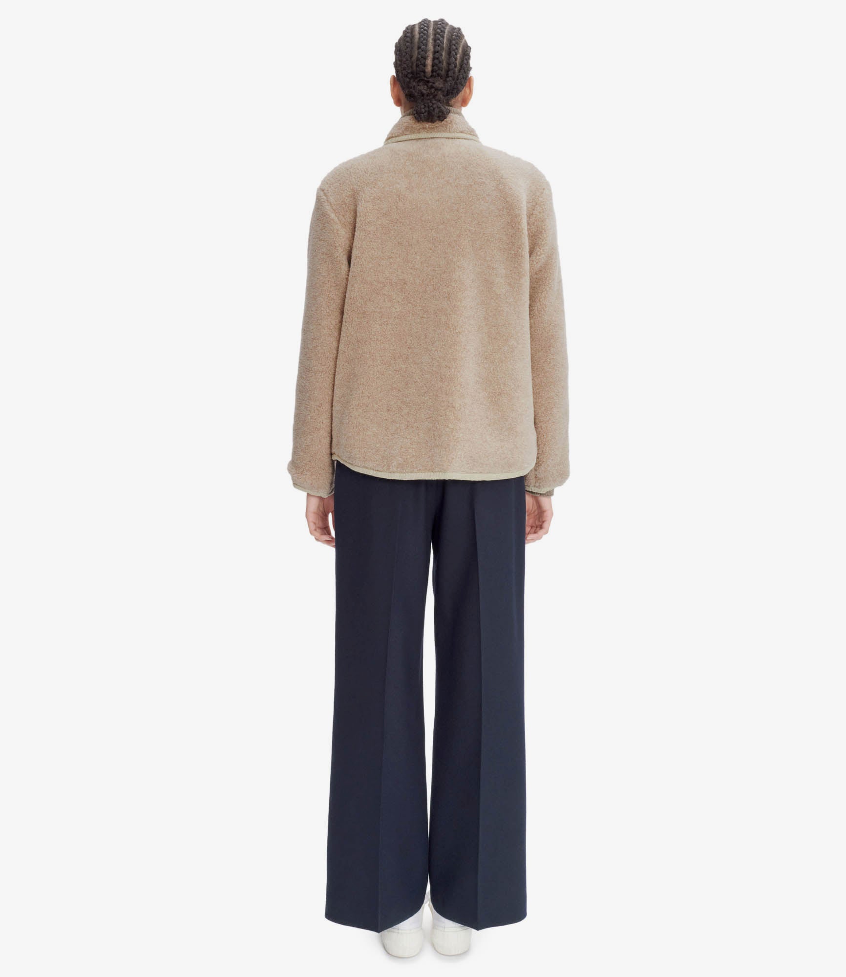 Esther jacket | Lightweight faux sheepskin wool | A.P.C.