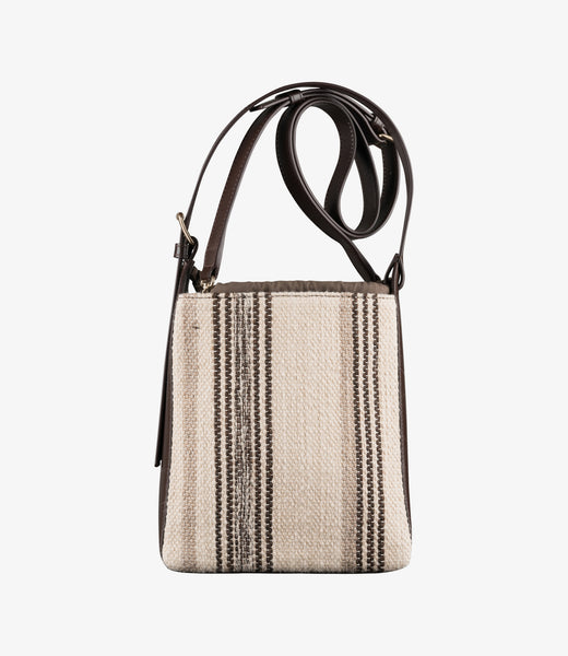 A.P.C. アーペーセー｜VIRGINE SMALL BAG Virginie Small bag | Rustic canvas and smooth leather | A.P.C.