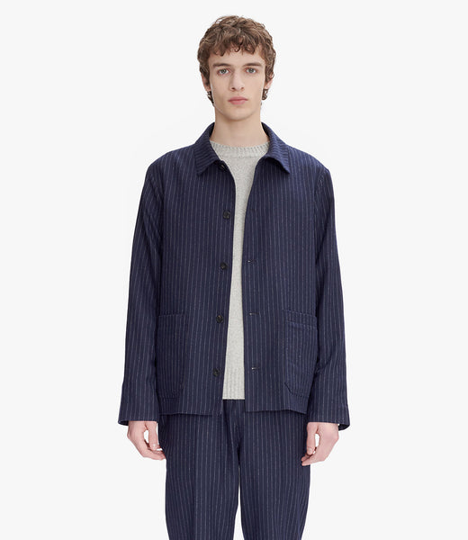 Hazel jacket | Recycled wool flannel | A.P.C. Ready-to-Wear