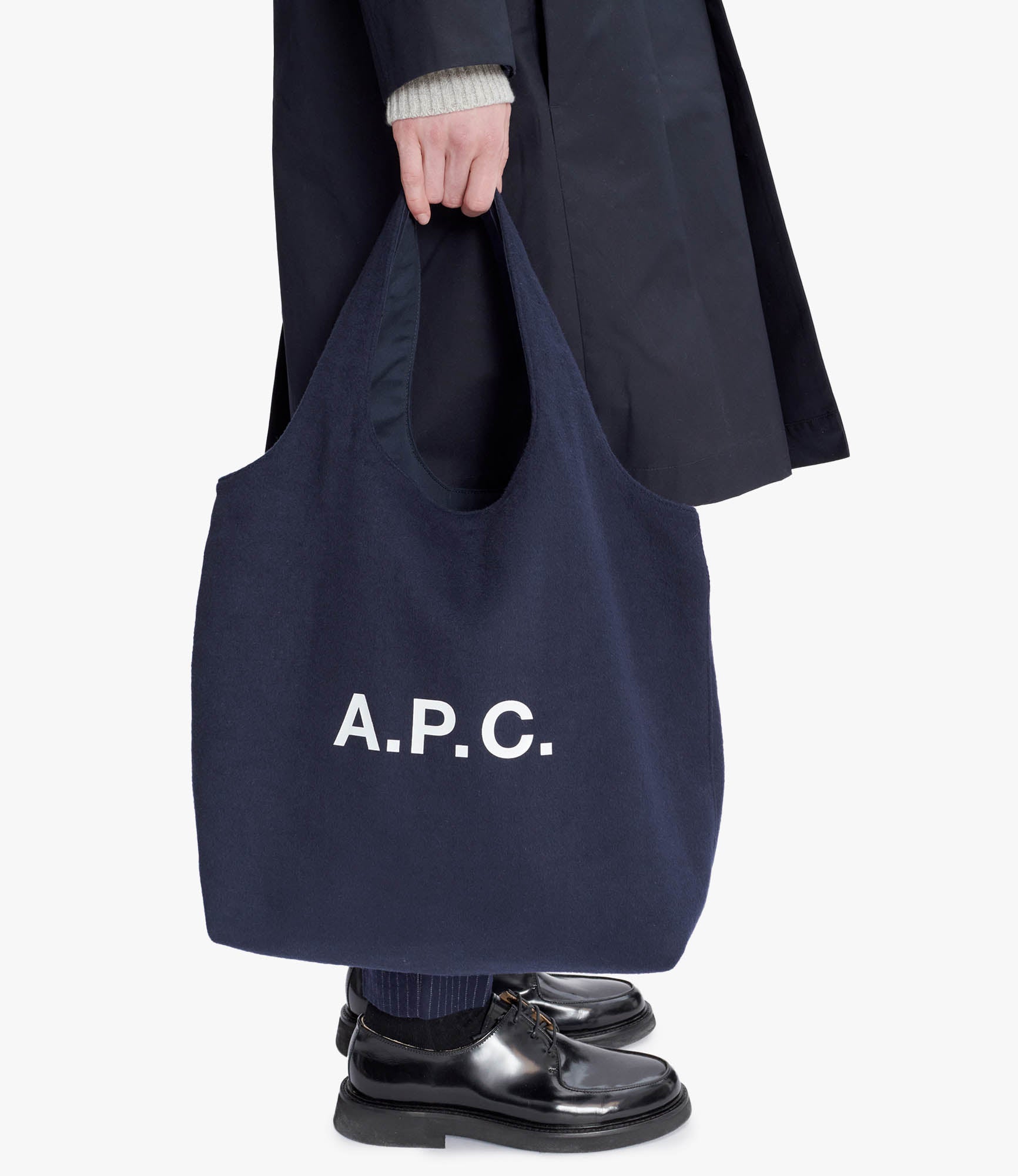 A.P.C. 正規品/関税/送料込み NINON Tote Bag Ninon tote bag | Tote bag in recycled leather-like material
