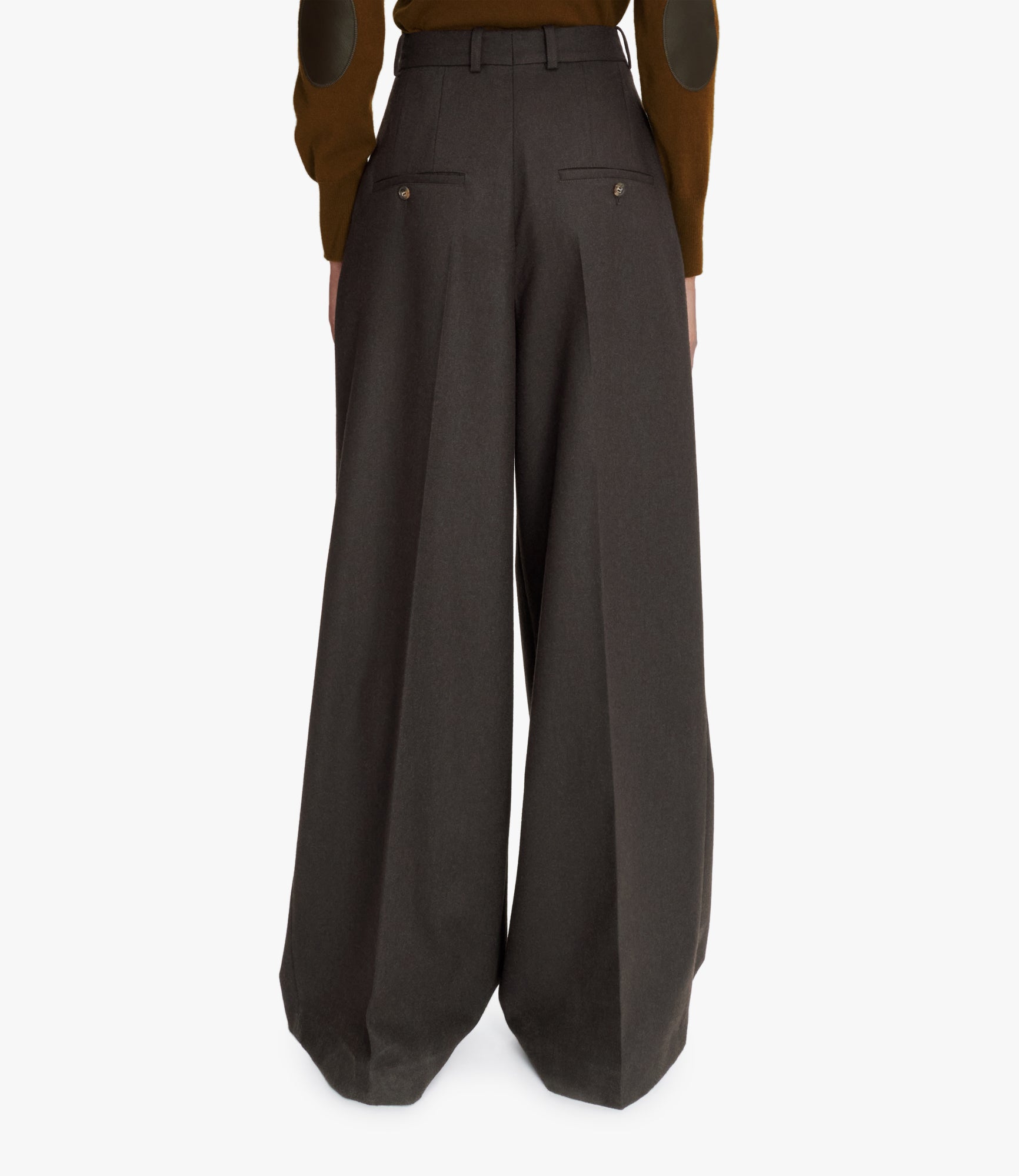 A.P.C|SLACKS (Pantalon Valesca (WOARX F08481 CAE)) Valesca pants | Recycled wool-blend flannel | A.P.C. Ready