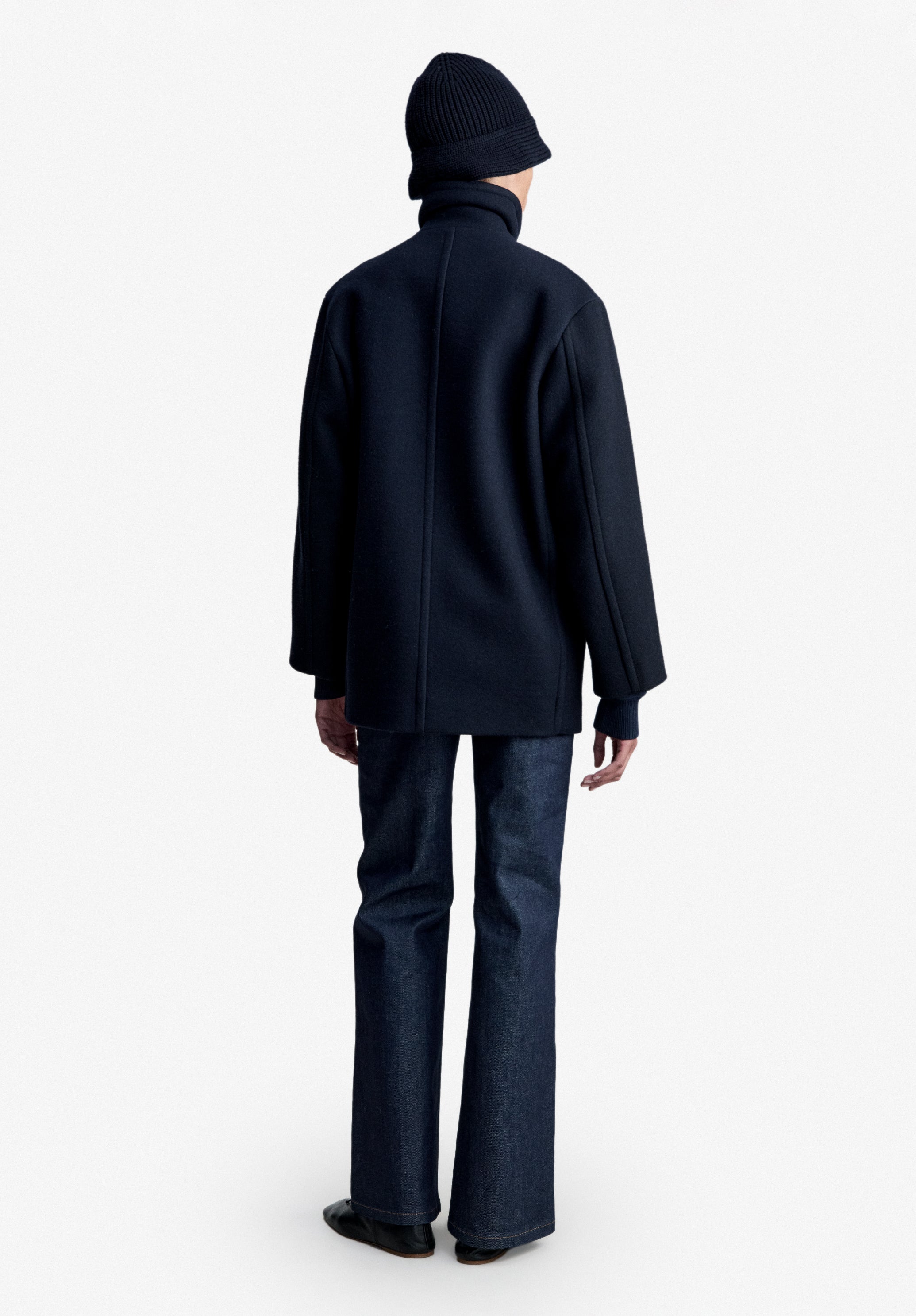 Recycled wool pea coat | Outerwear | A.P.C. Ready-to-Wear