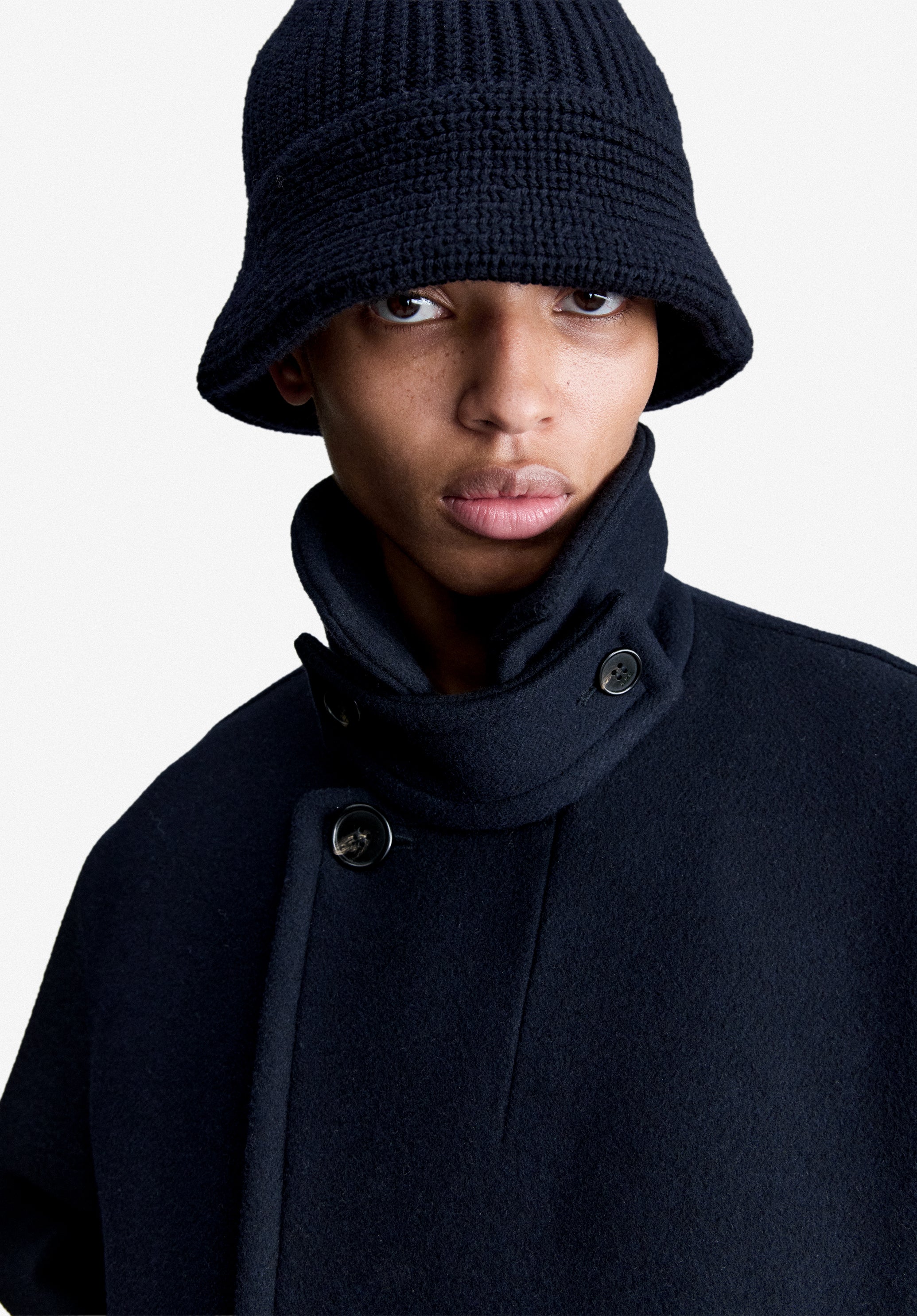 Recycled wool pea coat | Outerwear | A.P.C. Ready-to-Wear