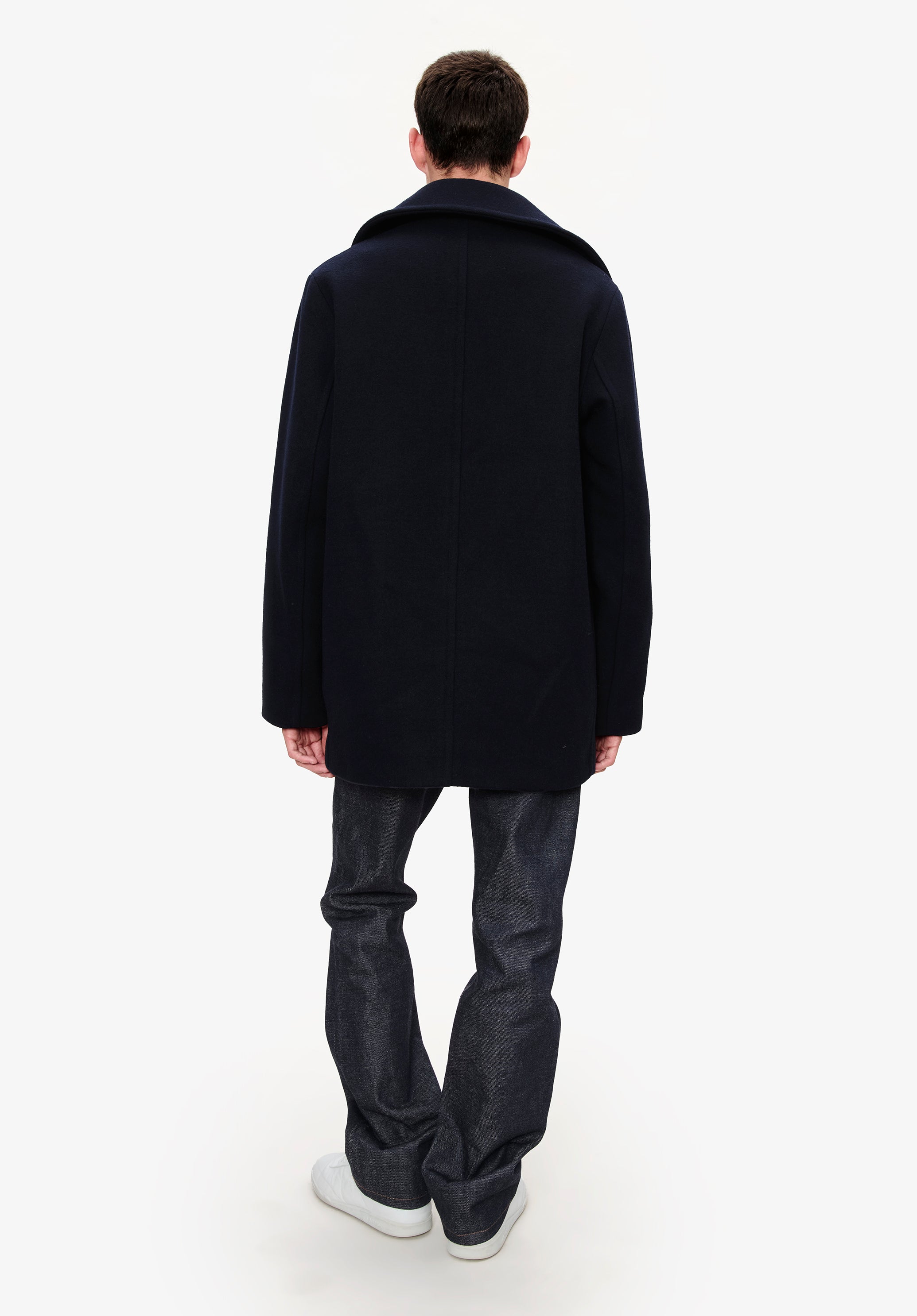 archive PS Paul Smith wool pea かんちゃんパパ様 Recycled wool pea coat | Outerwear | A.P.C. Ready-to-Wear