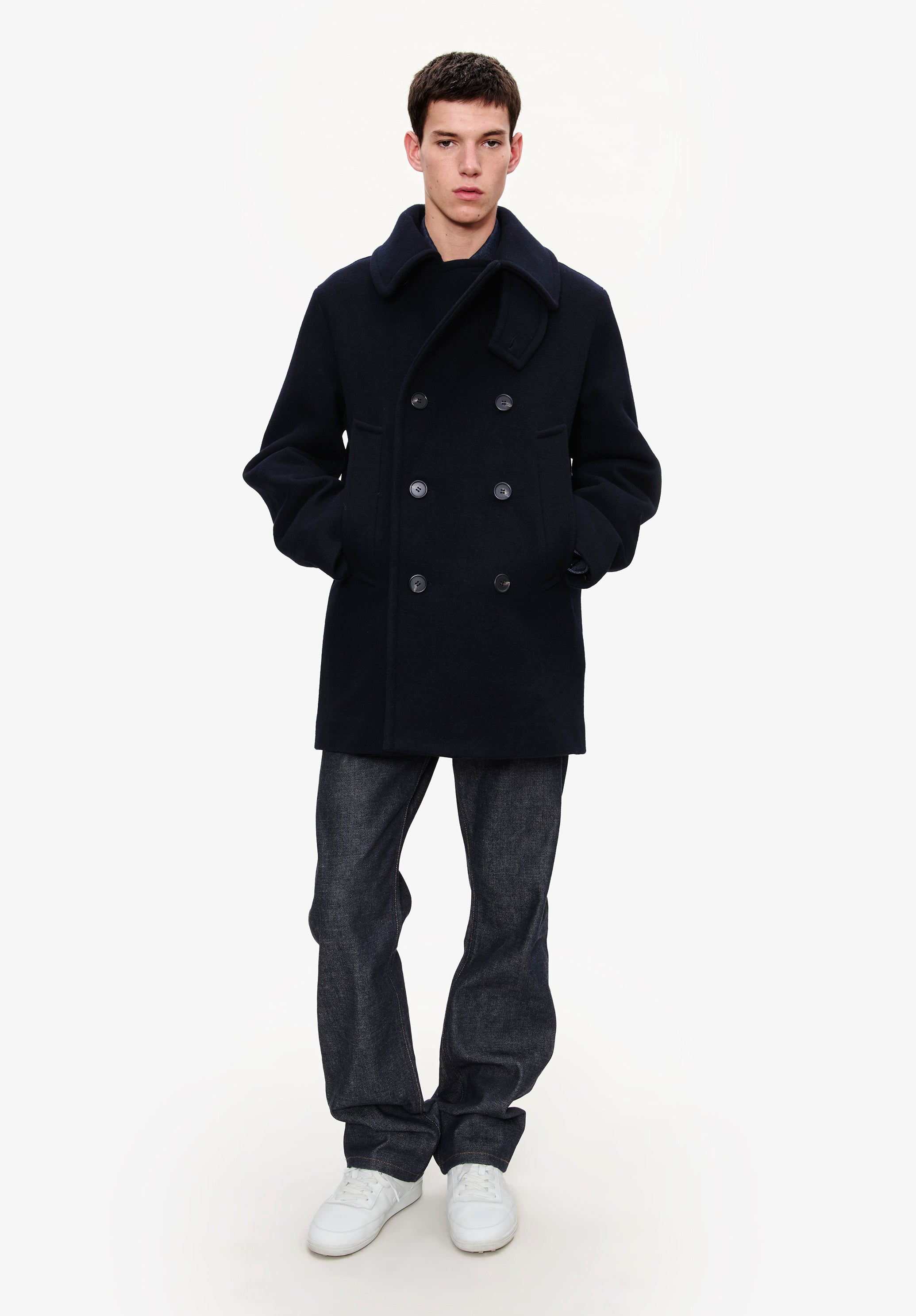 ジャケット・アウター archive A.P.C. Wool Pea Coat Jacket Recycled wool pea coat | Outerwear | A.P.C. Ready-to-Wear