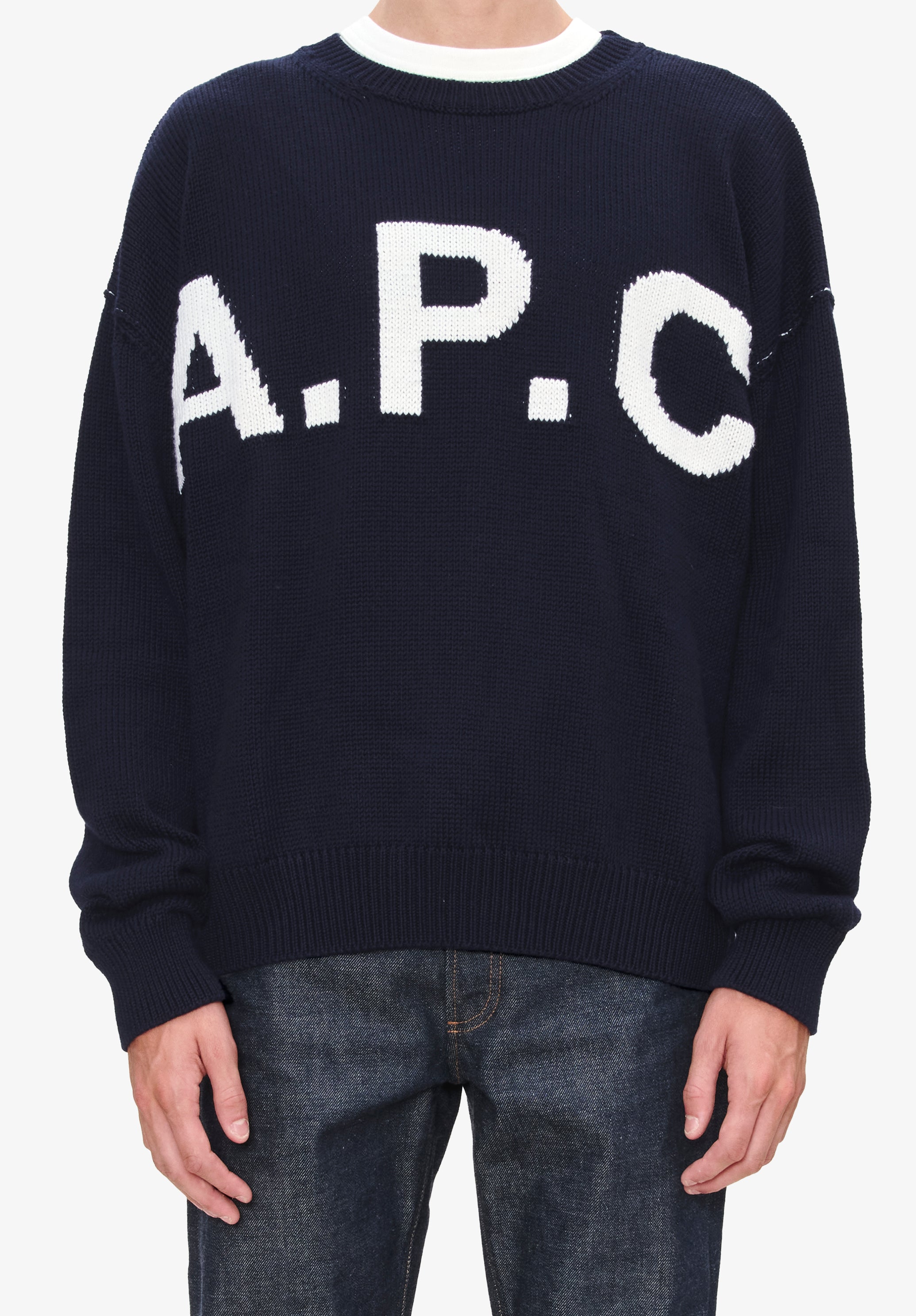 Logo A.P.C. sweater | Knitwear | A.P.C. Ready-to-Wear