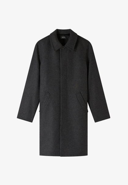 Auster raincoat | Heathered felted wool | A.P.C. Ready-to-Wear