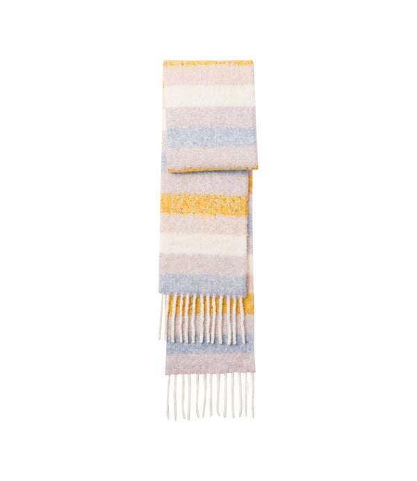 Swan scarf - TFD - Ecru / pink