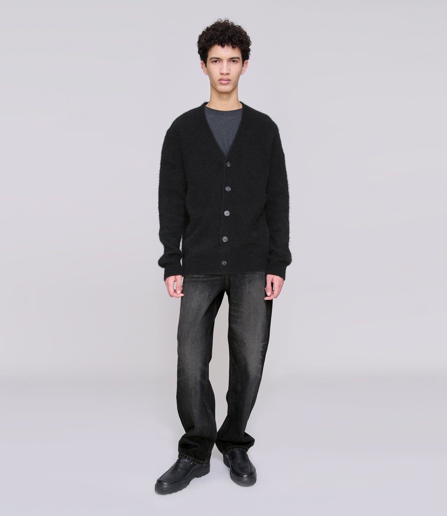 トップス ttt_msw 21aw panther knit cardigan black ttt msw 21aw panther knit cardigan - メルカリ