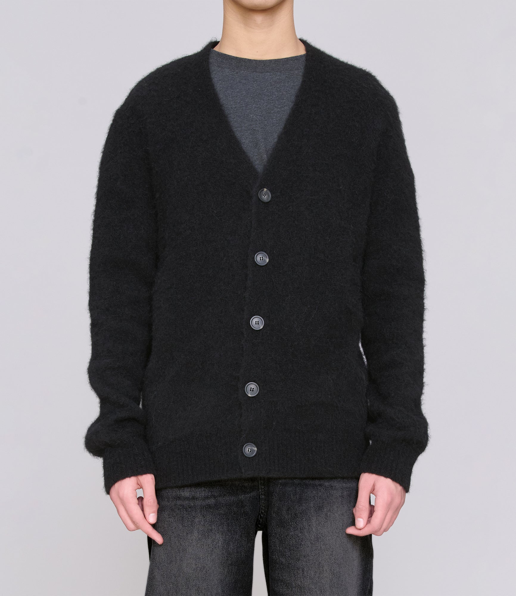 Davis cardigan | 65% alpaca 25% polyamide 10% wool | A.P.C.
