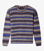 A.P.C. Men Knitwear + Sweatshirts - Multicolor striped knit sweater.