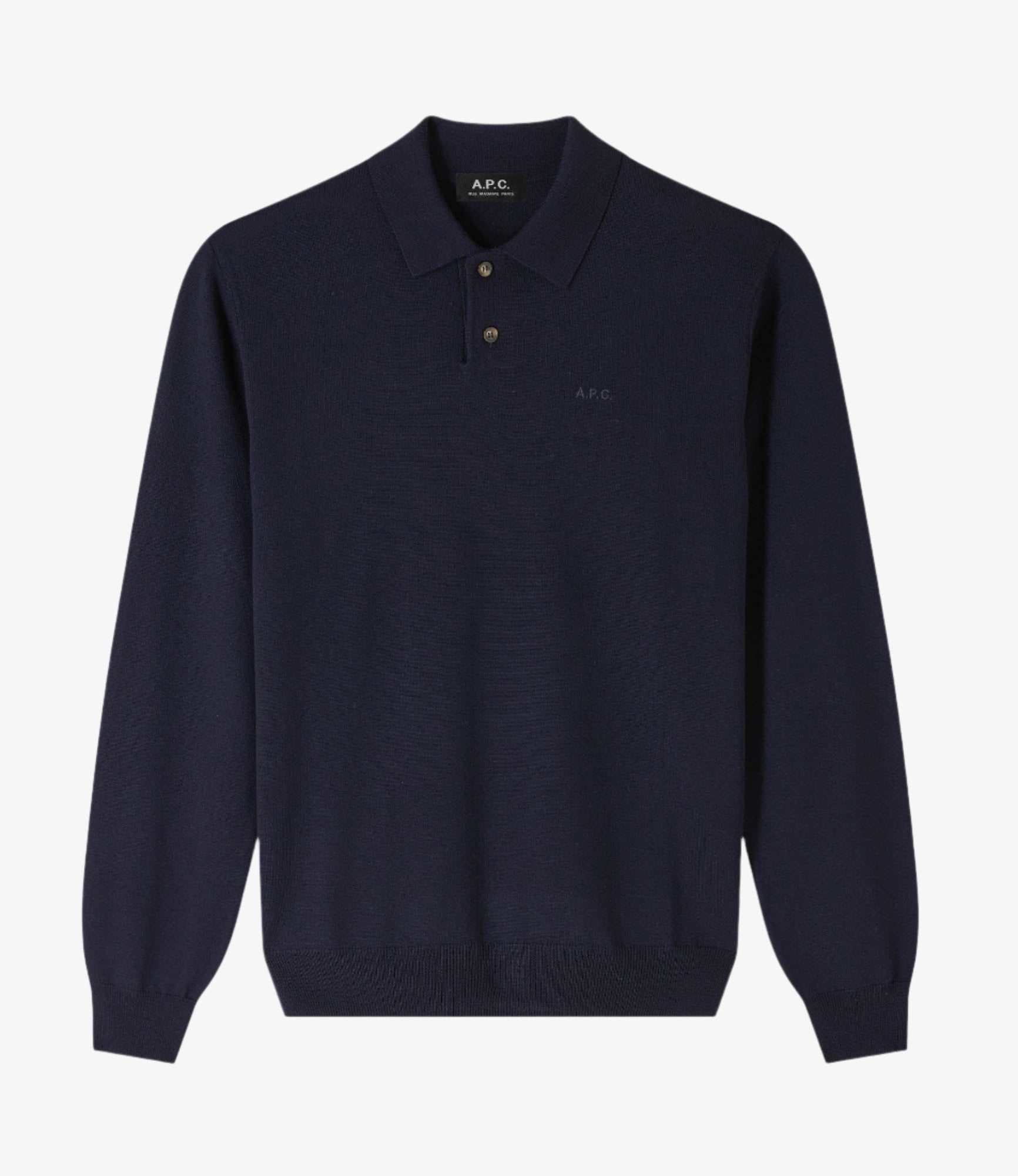 お歳暮 のし shirt polo Logo Jacob | Ready A.P.C. | wool Merino Italian トップス