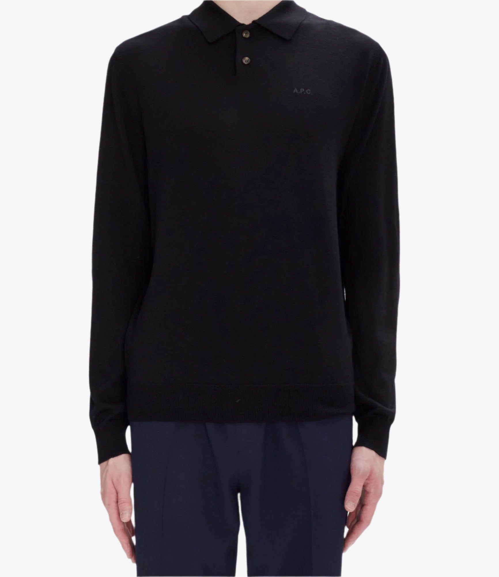 Jacob Logo polo shirt | Italian Merino wool | A.P.C. Ready