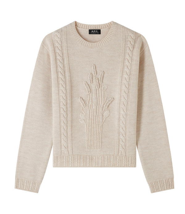 Lena sweater - PAA - Heather ecru