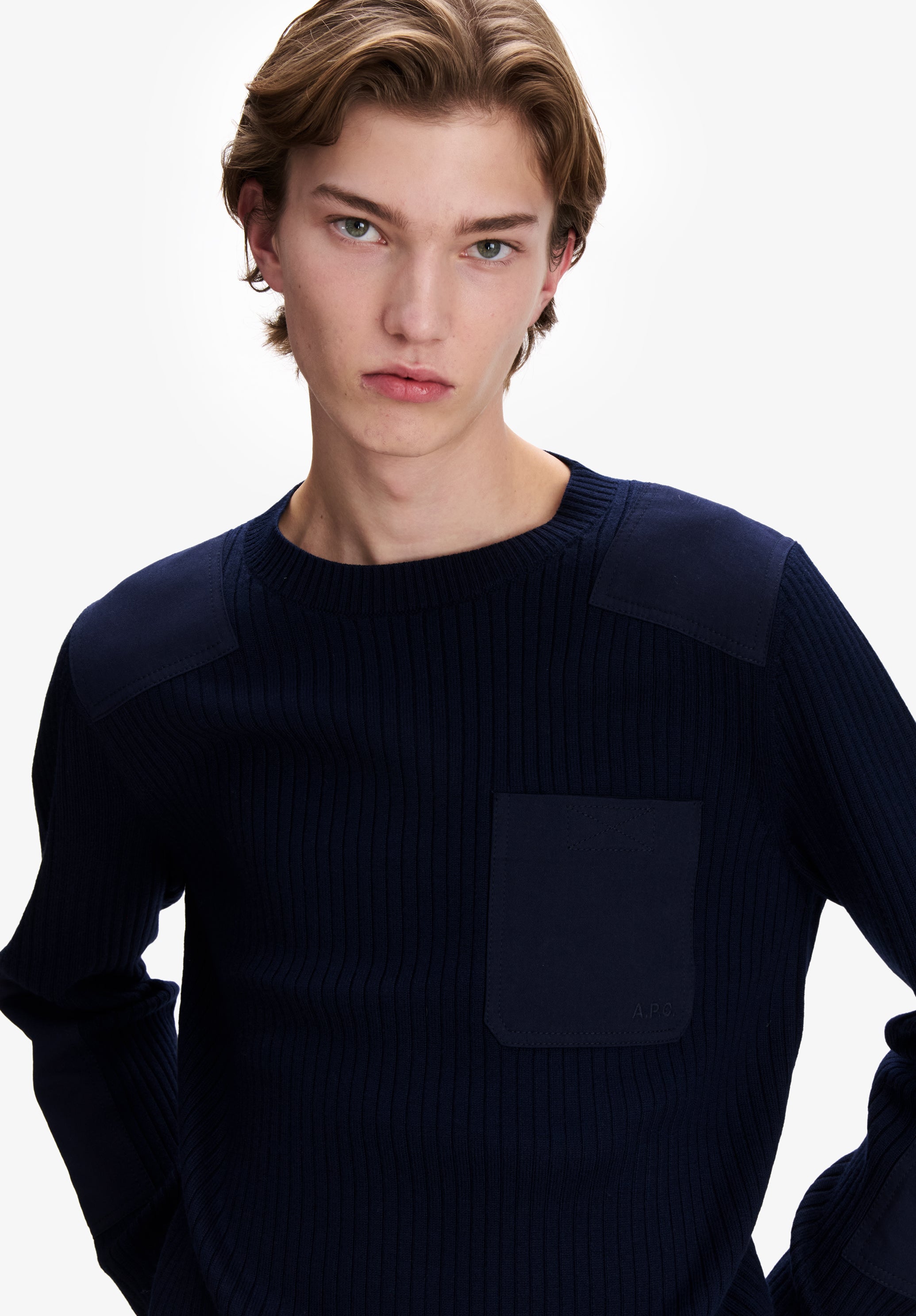 A.P.C. | Merino Wool Military Sweater | Knitwear