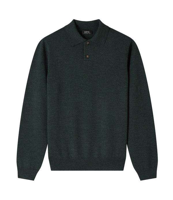 Jerry polo shirt - PKA - Heather green