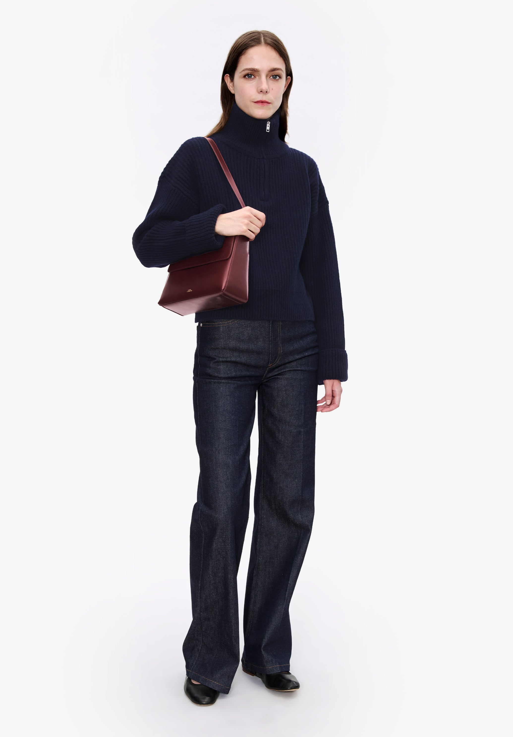 Wide-rib sweater | Knitwear | A.P.C. Ready-to-Wear