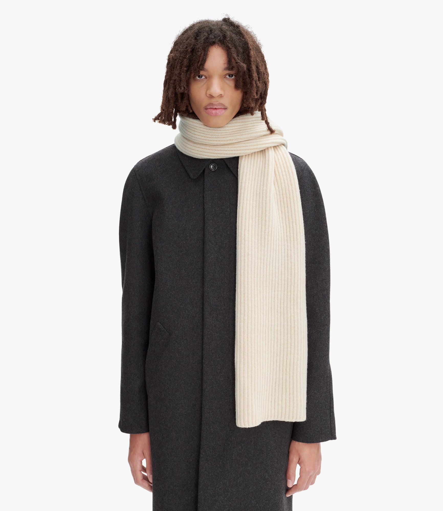 Camille scarf | Ribbed lambswool-cashmere blend | A.P.C.