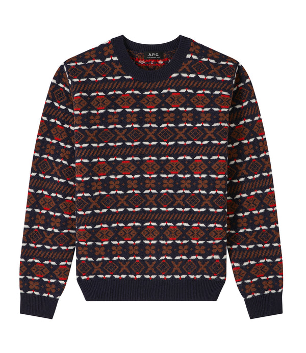 John sweater - IAK - Dark navy blue