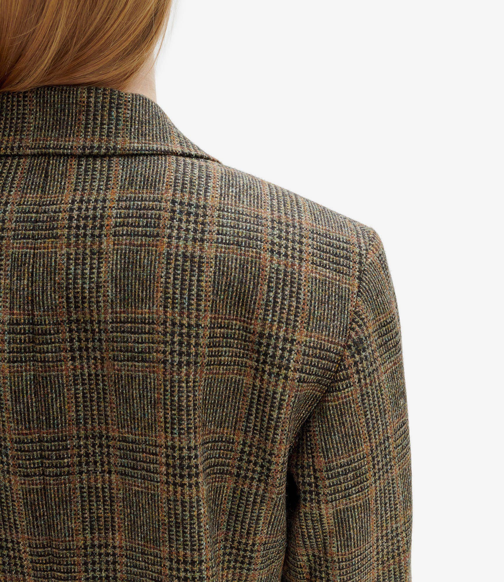 Eaphi エフィ　WOOL LIKE CHECK JACKET Varley Milla Checked Wool Wrap Jacket | Saks Fifth Avenue