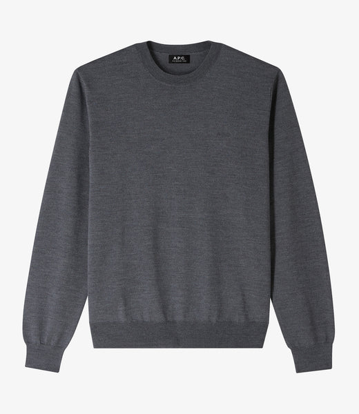 Brown by 2-tacs MRINO CREW XL杢グレー ウール100 BAA wide(L(MEN) Gray Border/グレーボーダー): BROWN by 2-tacs