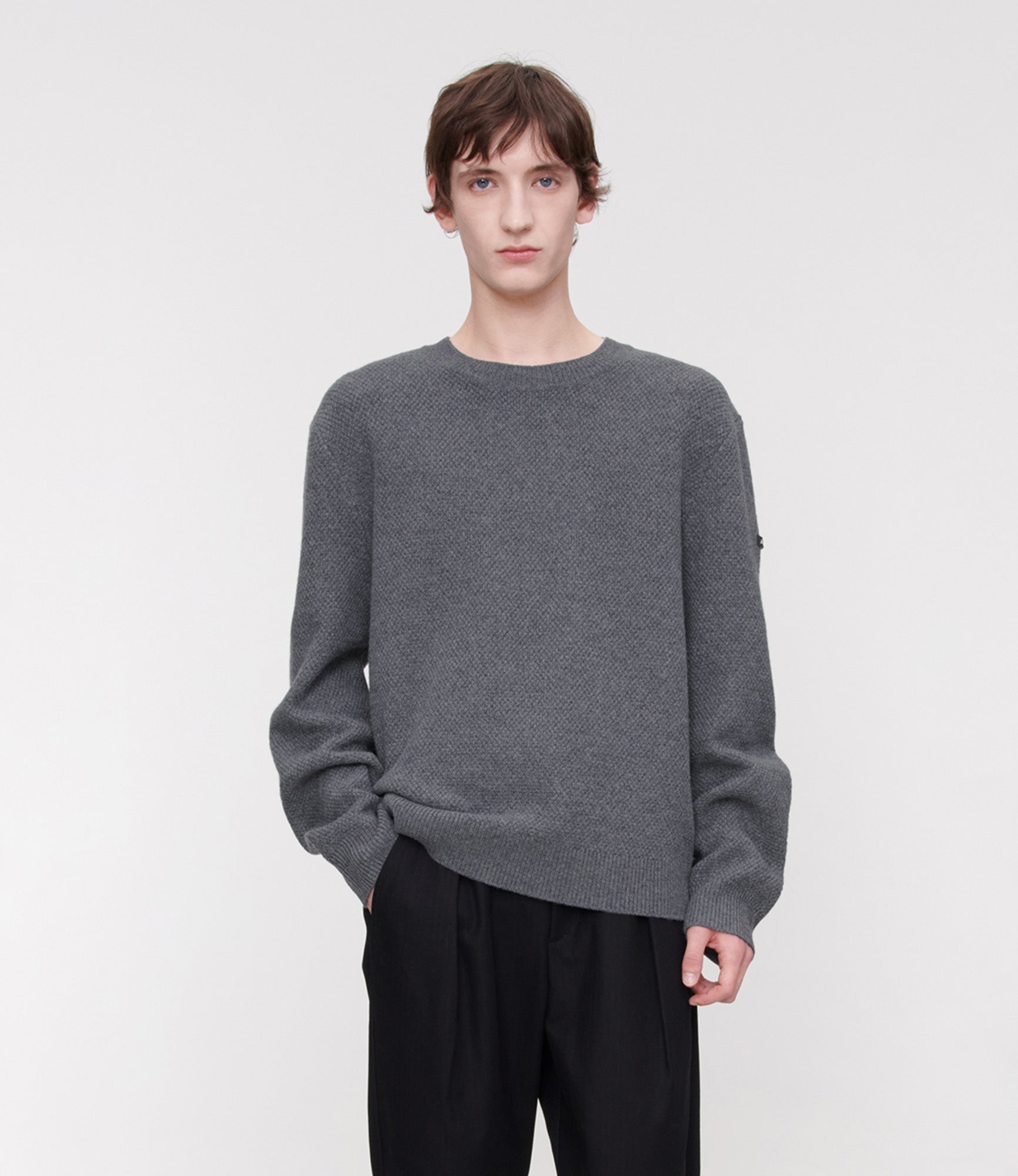 ニット・セーター A.P.C. Amir Knit Dark Navy COGDKH23357TIP COGDKH23357TIPFW24 Valentine sweater | Thin cable-knit wool | A.P.C. Ready-to-Wear