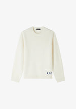 Edward sweater | Timeless two-tone thick felted wool | A.P.C.
