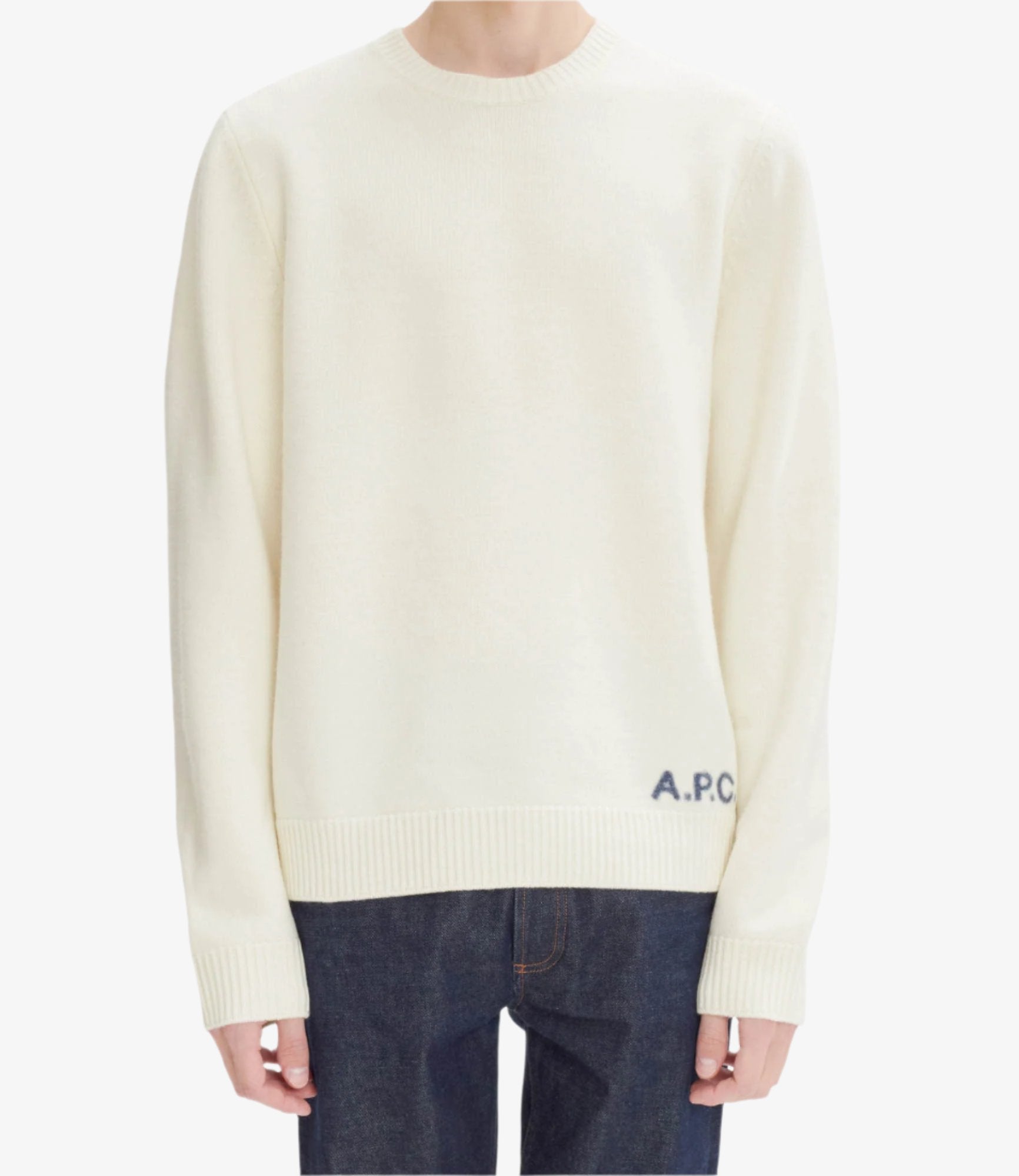 Edward sweater | Timeless two-tone thick felted wool