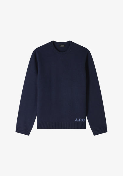 Edward sweater | Timeless two-tone thick felted wool | A.P.C.