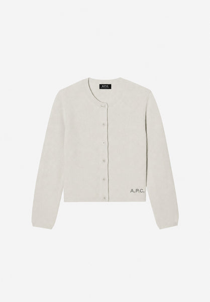 Mila cardigan | Two-colour thick felted wool | A.P.C. Ready-to-Wear