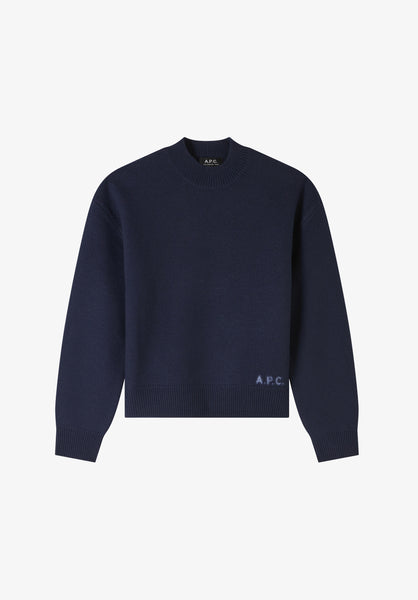Esther sweater | Two-colour thick felted wool collection | A.P.C.