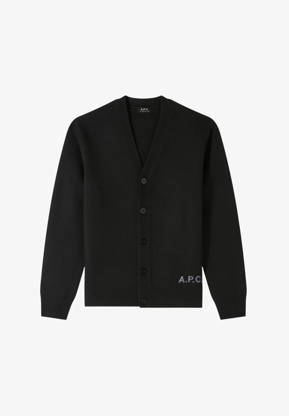 Kenny cardigan | Two-color thick felted wool collection | A.P.C.
