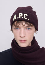 APC beanie like new- only worn once Rare A.P.C. x Kanye West Navy Blue wool ribbed knit beanie  main image 4