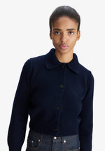 Cardigan with polo collar | Knitwear | A.P.C. Ready-to-Wear
