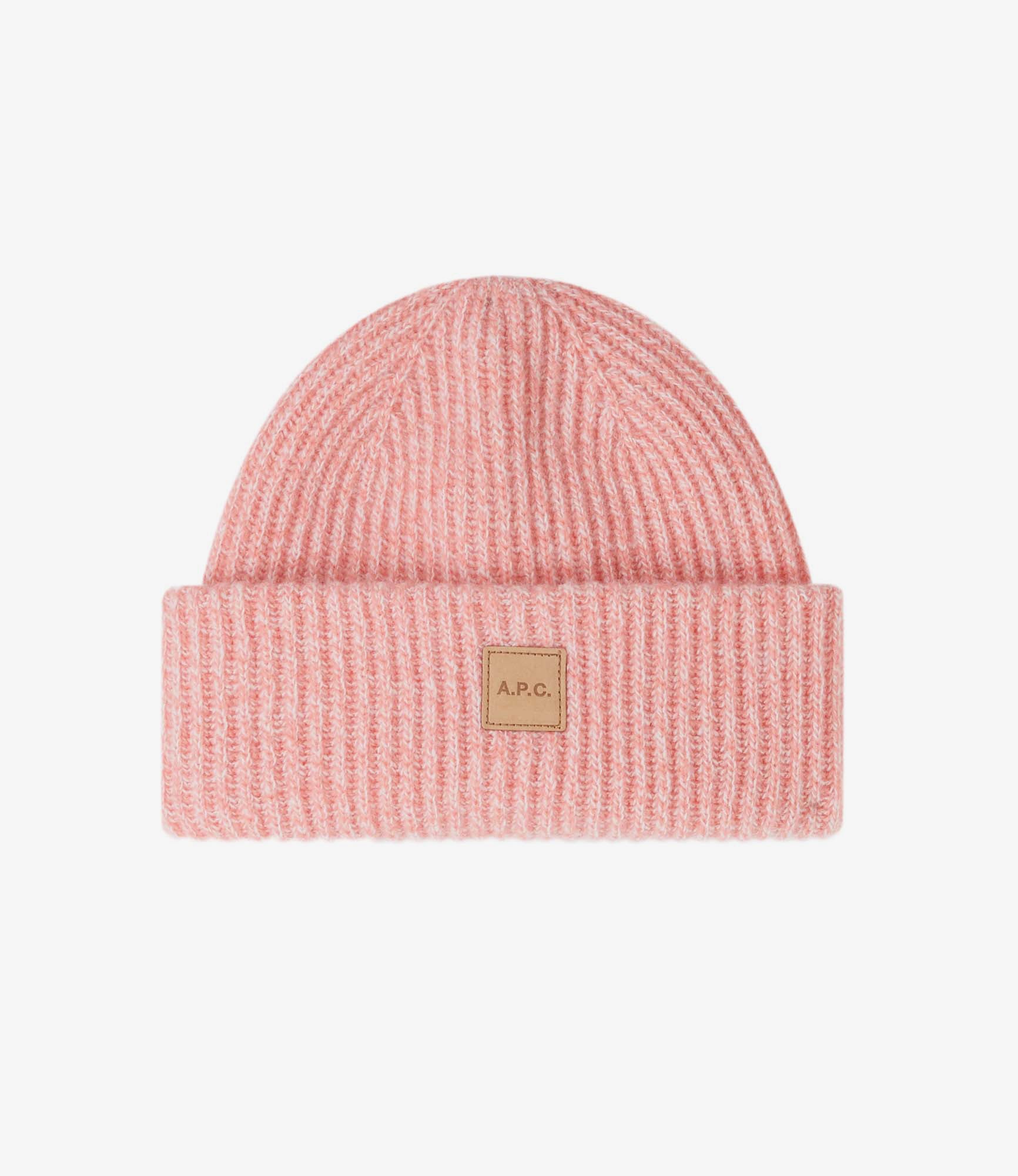 【みっちゃん】CASHMERE PON PON BEANIE Chunky Ribbed Cashmere Hat with Fur Pom – SofiaCashmere