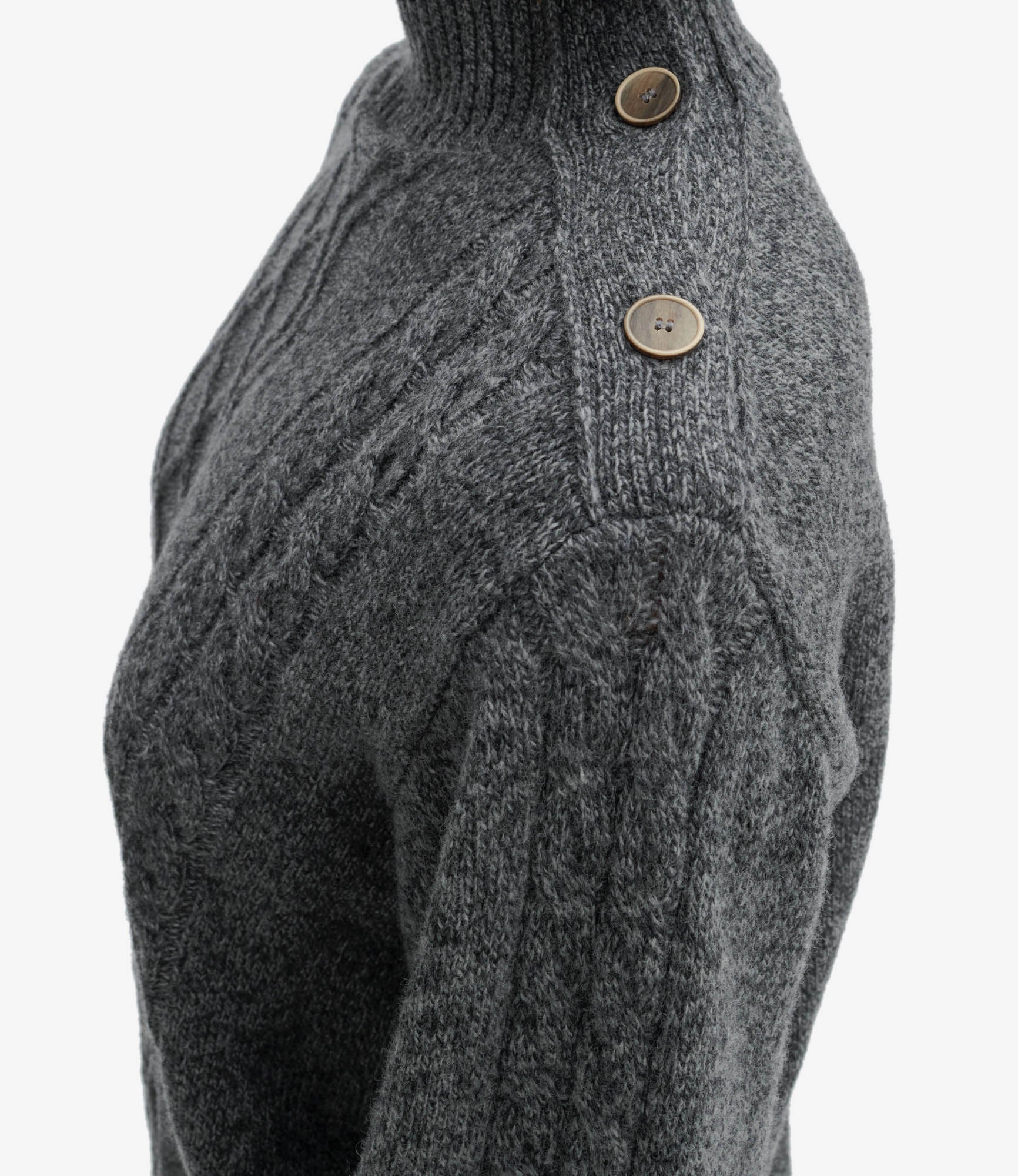 Karen sweater | Space-dyed cable knit recycled wool | A.P.C.