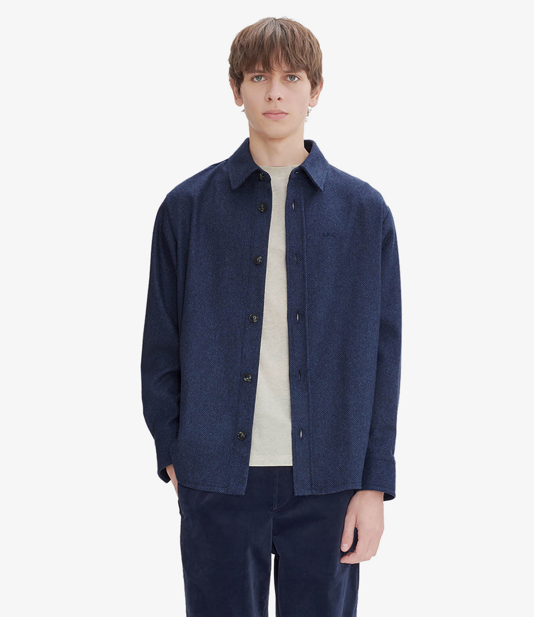 Bobby overshirt | Recycled wool | A.P.C. Ready-to-Wear Bobby overshirt | Recycled wool | A.P.C. Ready-to-Wear