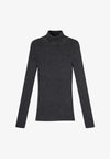 Narrow-rib polo neck sweater view 1