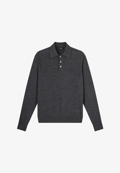 Wool polo shirt | T-shirts | A.P.C. Ready-to-Wear