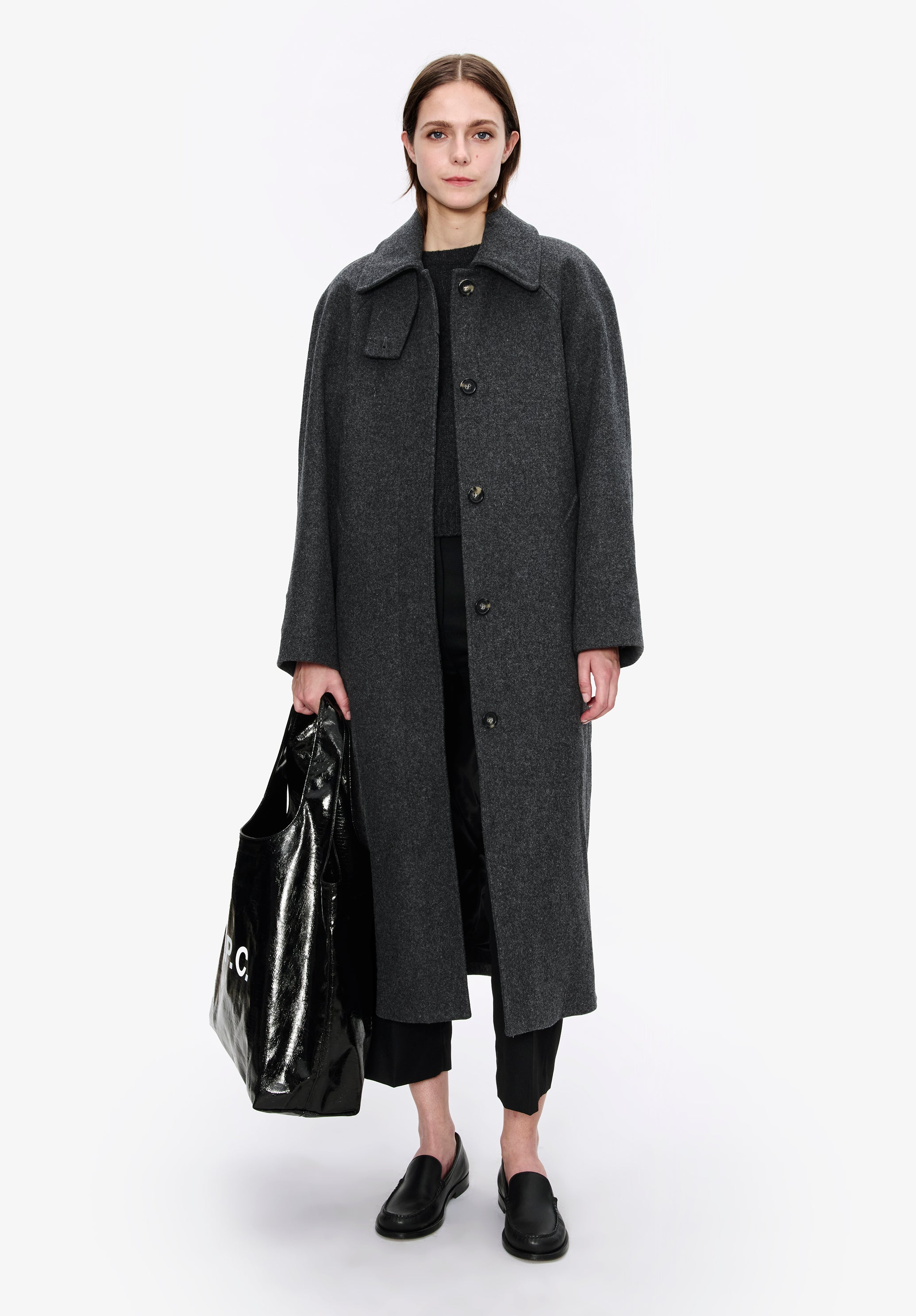 Raglan sleeve coat | Outerwear | A.P.C. Ready-to-Wear
